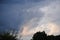 changing cloud formation and imminent thunderstorm