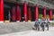 Changing guards in Martyrs Shrine