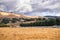 Changing weather at the beginning of October near Gilroy, California