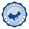 Changsha Huanghua Airport stamp.