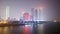 Changsha skyline, pollution