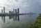 Changsha skyline by Xiangjiang River, Hunan, China