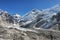 Changtse and Everest peaks from Kalapattar, 5545m