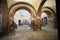 Chania, Crete, 01 October 2018 Interior view of the Hasan Mosque, Ottoman-style mosque located opposite the Venetian port in the