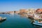 Chania harbour. Crete, Greece