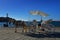 Chania Port , view with horse and lighthouse