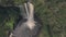 Chania Waterfall in Aberdare National Park, Kenya, Africa. Aerial drone view of