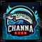 Channa Micropeltes fish mascot. esport logo design