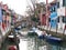 Channel in Burano island-Venice- italy
