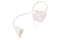 In-channel hearing aids isolated. Part of hearing aids, line. ENT accessory.
