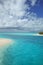 Channel between Ouvea and Mouli Islands flowing into Ouvea Lagoon, Loyalty Islands, New Caledonia