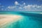 Channel between Ouvea and Mouli Islands flowing into Ouvea Lagoon, Loyalty Islands, New Caledonia