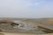 A channel through a tidal plain along the westerschelde