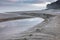 Channels cutting through the sands of New Barns