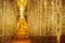 Chantaram Temple or Tha Sung Temple, Beautiful Golden Buddha statue inside Wihan Kaeo or glass sanctuary, Famous place in UTHAI