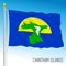 Chantham Islands flag, Micronesia, Oceania