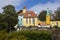 The Chantry and Onion Dome in Portmeirion, North Wales, UK