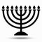 Chanukiah - a symbol of the Jewish holiday of Hanukkah - Day of Atonement.