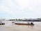 CHAO PHRAYA river boat ship goods & person Transportation, BANGKOK, THAILAND.