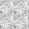 Chaotic black lines on white, seamless pattern