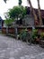 chaotic scenery, old bicycles, banana and fruit orchards