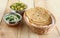 Chapati Indian Flat Bread with Side Dishes