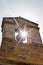 Chapel with bell tower in the sun