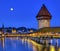 Chapel bridge or Kapellbrucke, Lucerne, Switzerland