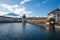 Chapel Bridge Kapellbrucke and Reuss River - Lucerne, Switzerland