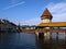 Chapel Bridge in Lucerne/Luzern, Switzerland