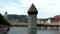 Chapel Bridge in Luzern, Lucerne, Switzerland