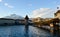 Chapel Bridge and Water Tower in Luzern, Switzerland