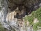 Chapel built in a cave at Picos de Europa mountain