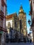 Chapel of the Cathedral of St. Elisabeth in Kosice, vertical. Amazing gothic cathedral against the