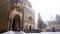 Chapel Colleoni chapel, Piazza Duomo in the winter, Bergamo, Italy