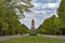 Chapel complex, bell tower, funeral hall, and crematorium of Leipzig South Cemetery in Leipzig, Germany