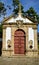 Chapel in a garden with ruins of a convent in Matosinhos