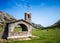 Chapel of the Good Shepherd - Ermita de El Buen Pastor - in Picos de Europa, Asturias, Spain