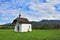 The chapel on a green meadow