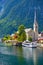 Chapel in Hallstatt old town famous landmark