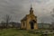 Chapel on hill over Brumov town in Moravia