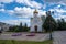 Chapel in honor of the Feodorovskaya Icon of the Mother of God on Revolution Square, 08/15/2020, Ivanovo city, Ivanovo region,