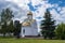 Chapel in honor of the Feodorovskaya Icon of the Mother of God on Revolution Square, 08/15/2020, Ivanovo city, Ivanovo region,