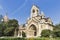 The Chapel of Jak gothic church. Vajdahunyad Castle, Budapest.