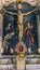 Chapel Lady Seven Sorrows Crucifixion Painting Cathedral Nice France