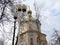 Chapel and a lantern at the center of the city of Krasnodar