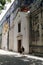 Chapel of Our Lady Of Monserrate built into one of the stone arches of Aguas Livres Aqueduct, Lisbon, Portugal