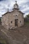 Chapel in religious stone in restoration, Portugal.