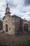 Chapel in religious stone in restoration, Portugal.