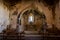 Chapel in ruin of Aggstein castle. Wachau valley. Austria.